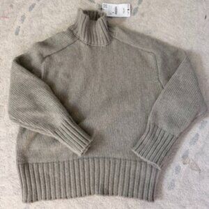 Zara Turtleneck Green Sweater Size XS NWT